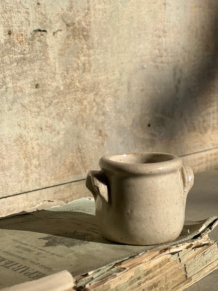 Tiny French Vintage Confit Pot