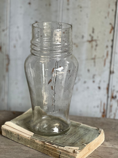 Vintage French Glass Jar