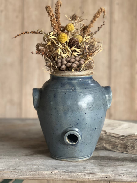 French Blue Confit Jar Large