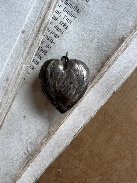 Vintage French Heart Locket