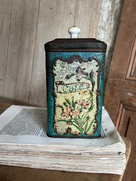 Vintage French Coffee Tin