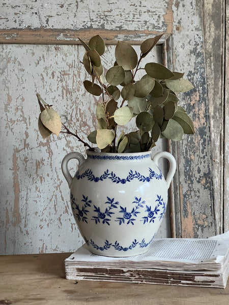 Stunning Blue and White French Floral Confit