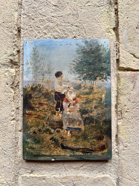 Small Vintage Painting