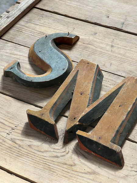 Antique French Lettering