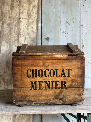 CHOCOLAT MENIER 木製ボックス CHOCOLAT MENIER 木製ボックス
