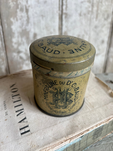 Vintage French Tin