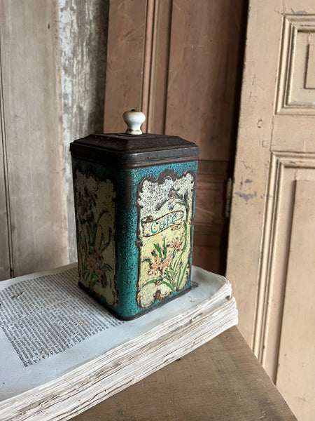 Vintage French Coffee Tin