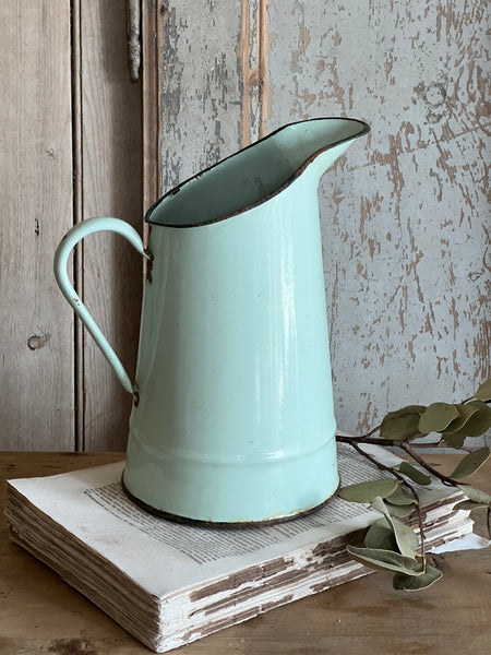 Chippy Enamel Jug