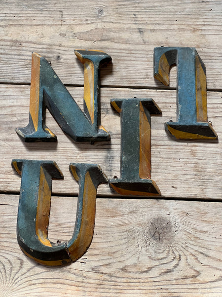 Antique French Lettering