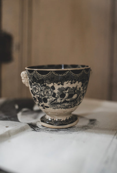 Antique Transferware Chalice
