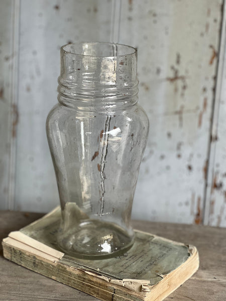 Vintage French Glass Jar