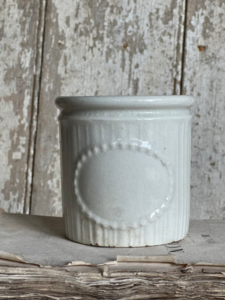 Vintage French Luneville Confiture Pot