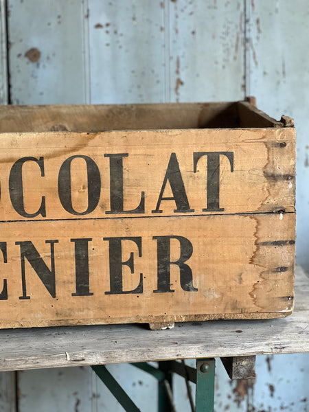 Vintage Chocolat Menier Crate