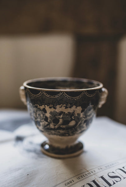 Antique Transferware Chalice