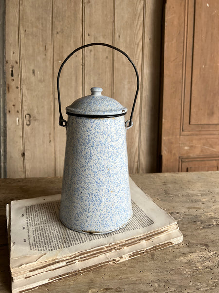 Enamel Vintage Churn