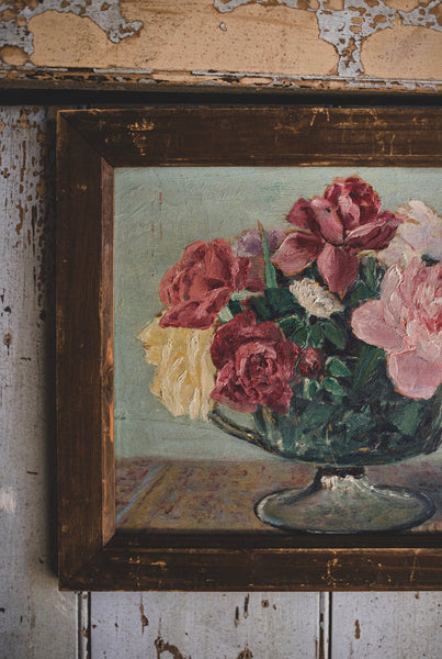 French Vintage Framed Floral