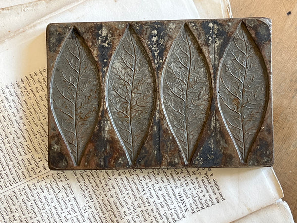 Vintage French Leaves Chocolate Mould