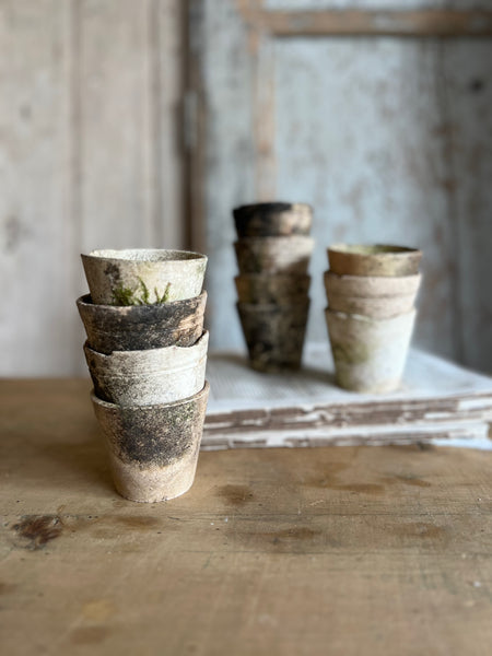 Vintage Rustic French Flower Pots