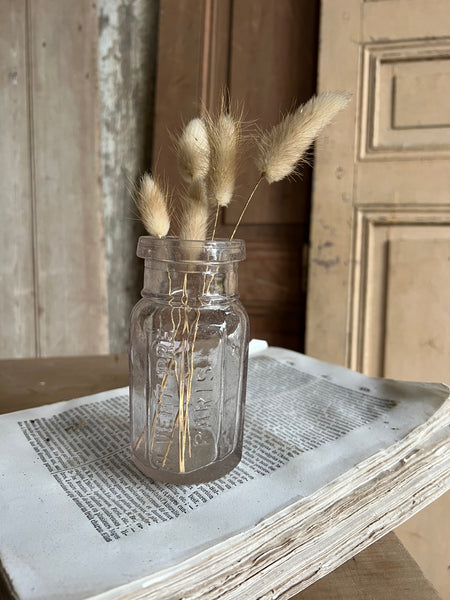 Vintage Glass Branded Bottle