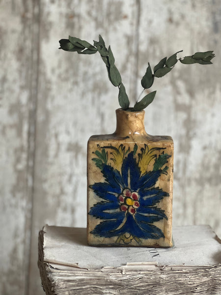 Antique Persian Glazed Bottle