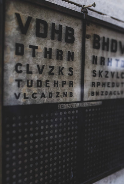 Antique Eye Chart
