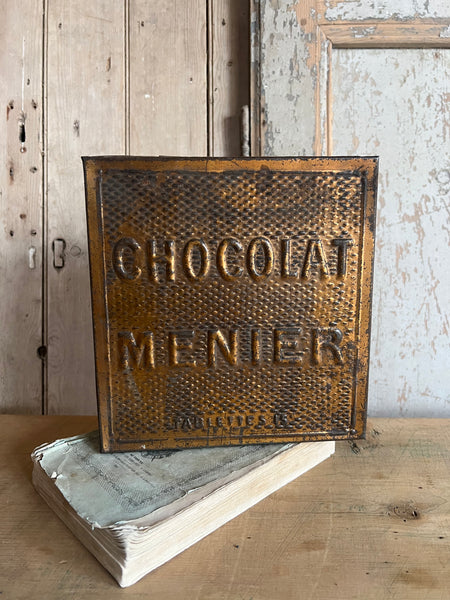 Metal Chocolat Menier Tin