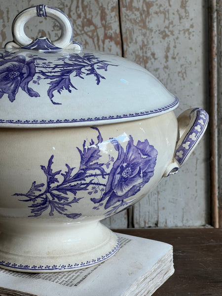 Huge French Transferware Souperie