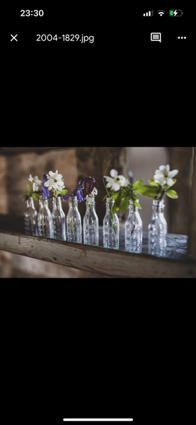 Mini Vintage French Bottle