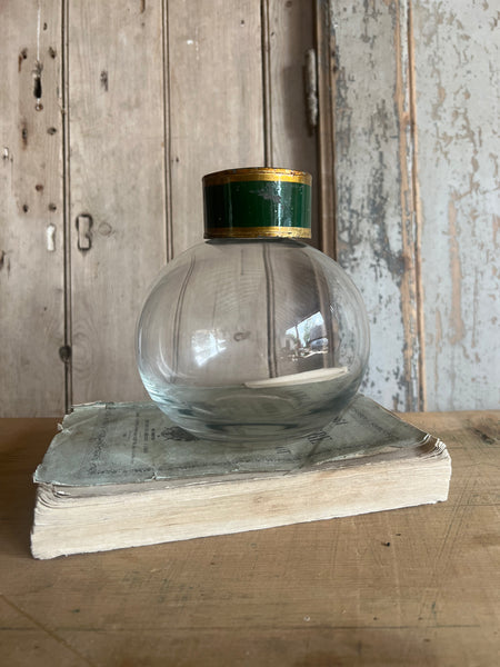Vintage French Rounded Chemist Bottle