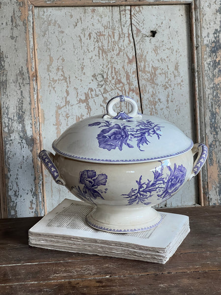 Huge French Transferware Souperie