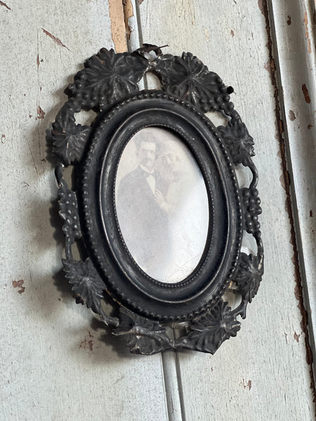 Antique Shabby Chic Framed Photograph
