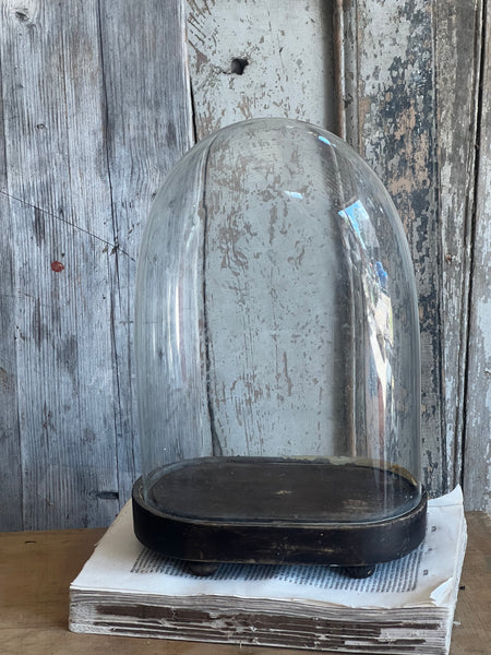 Vintage French Cloche with base