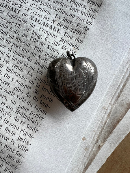 Vintage French Heart Locket