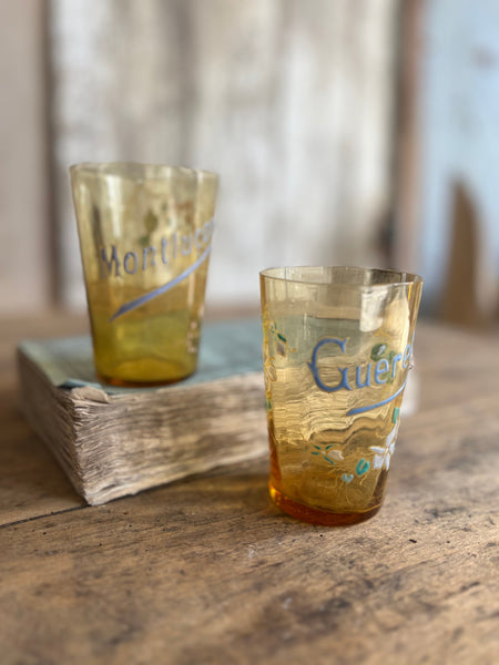 Vintage French Named Glasses