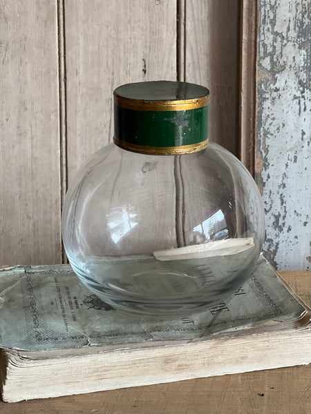 Vintage French Rounded Chemist Bottle