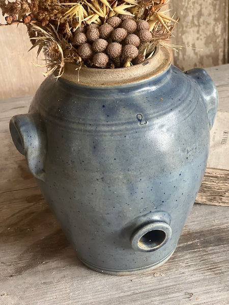 French Blue Confit Jar Large