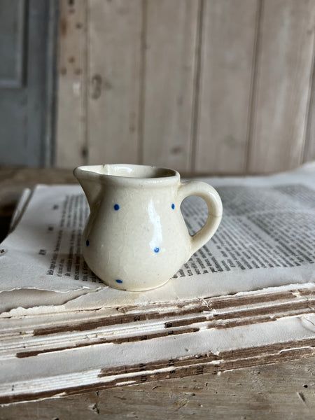 Mini Vintage French Spotty Jug