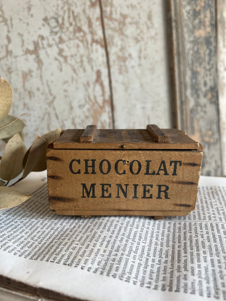 Vintage Chocolat Menier Crate Box