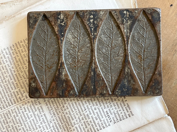 Vintage French Leaves Chocolate Mould