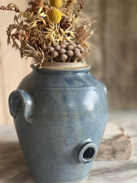 French Blue Confit Jar Large