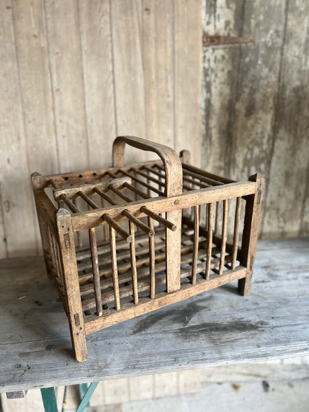 Antique French Poultry Cage