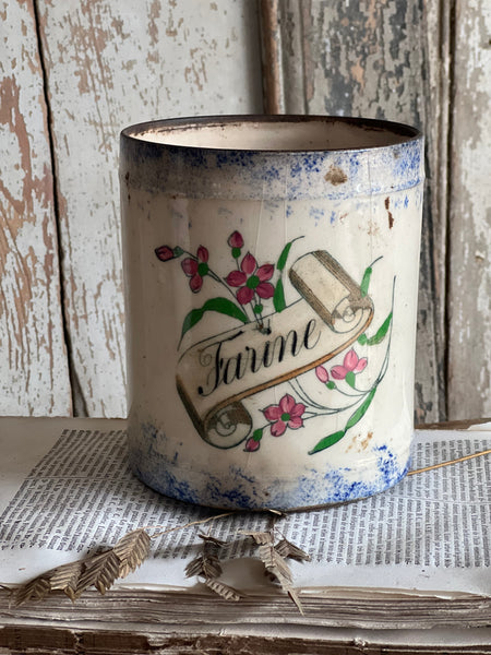 French Farine Pot