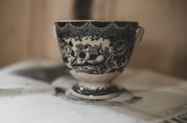 Antique Transferware Chalice