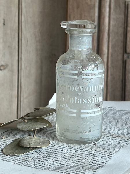 Vintage French Chemist Bottle