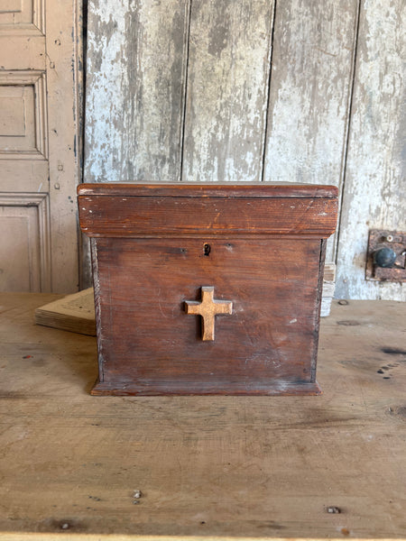 Vintage Church Donations Box