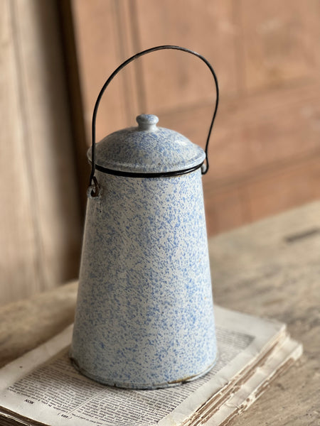 Enamel Vintage Churn