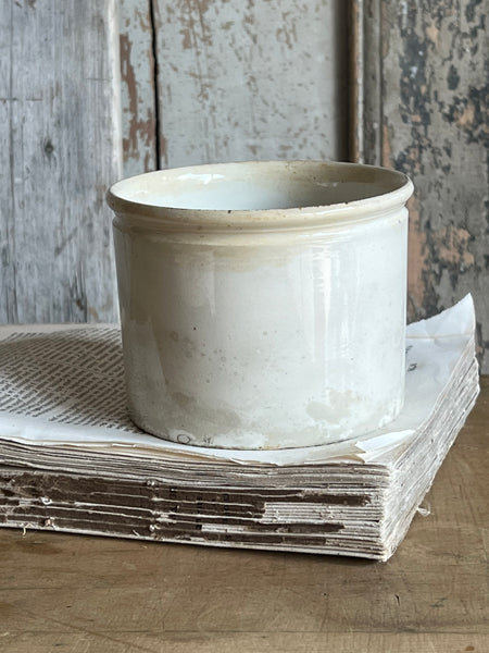 Antique French Wide Jar