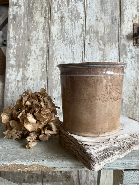 Crazed Apothecary Jar
