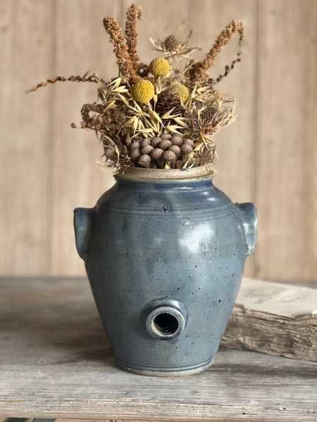 French Blue Confit Jar Large