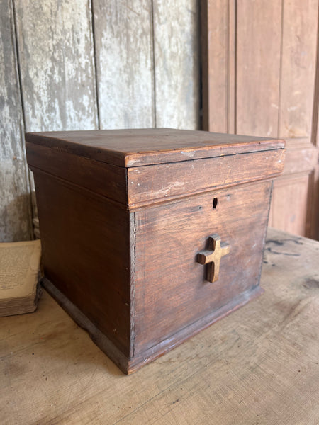 Vintage Church Donations Box